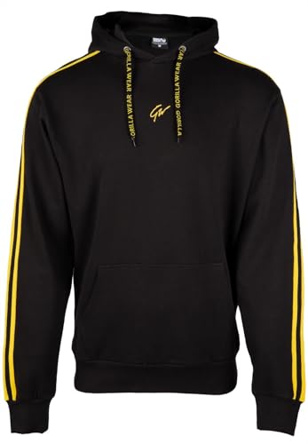 Gorilla Wear Banks Oversized Hoodie - Rot/Schwarz - zum Sport Freizeit Alltag Einkaufen Arbeit Baumwolle Polyester Workout Logo Kapuze Modern, L Gorilla Wear Banks Oversized Hoodie - Rot/Schwarz - zum Sport Freizeit Alltag Einkaufen Arbeit Baumwolle Polyester Workout Logo Kapuze Modern, L von Gorilla Wear