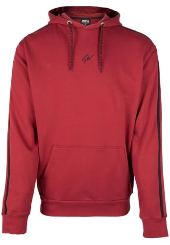 Gorilla Wear Banks Oversized Hoodie - Rot/Schwarz - zum Sport Freizeit Alltag Einkaufen Arbeit Baumwolle Polyester Workout Logo Kapuze Modern, Rot,XL Gorilla Wear Banks Oversized Hoodie - Rot/Schwarz - zum Sport Freizeit Alltag Einkaufen Arbeit Baumwolle Polyester Workout Logo Kapuze Modern, Rot,XL von Gorilla Wear