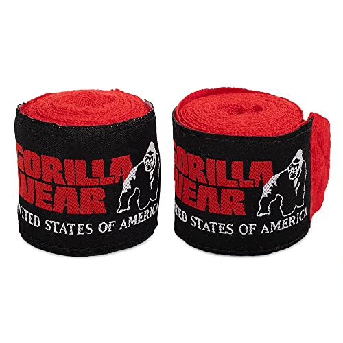 Gorilla Wear Boxing Hand Wraps, rot, 3 m / 118 inch Gorilla Wear Boxing Hand Wraps, rot, 3 m / 118 inch von Gorilla Wear