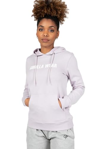 Gorilla Wear - Charlotte Hoodie - Lila - Bodybuilding Sport Freizeit Alltag leicht bequem mit Logo Aufdruck aus Baumwolle und Polyester optimale Bewegungsfreiheit, M Gorilla Wear - Charlotte Hoodie - Lila - Bodybuilding Sport Freizeit Alltag leicht bequem mit Logo Aufdruck aus Baumwolle und Polyester optimale Bewegungsfreiheit, M von Gorilla Wear