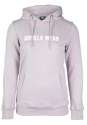 Gorilla Wear - Charlotte Hoodie - Lila - Bodybuilding Sport Freizeit Alltag leicht bequem mit Logo Aufdruck aus Baumwolle und Polyester optimale Bewegungsfreiheit, S Gorilla Wear - Charlotte Hoodie - Lila - Bodybuilding Sport Freizeit Alltag leicht bequem mit Logo Aufdruck aus Baumwolle und Polyester optimale Bewegungsfreiheit, S von Gorilla Wear