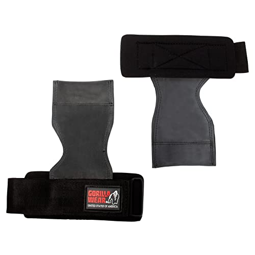 Gorilla Wear Lifting Grips - schwarz - Bodybuilding in Fitness Accessoire für Herren von Gorilla Wear