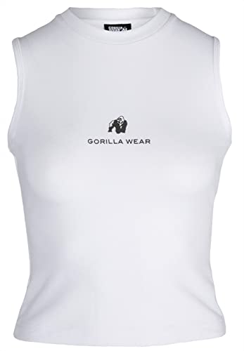 Gorilla Wear - Livonia Crop Top - Weiß -, L von Gorilla Wear