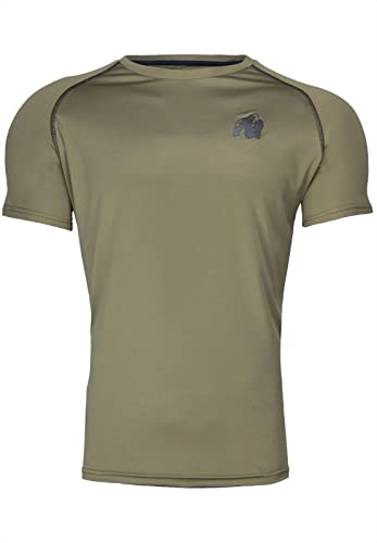 Gorilla Wear Performance T-Shirt - armeegrün - Bodybuilding und Fitness Bekleidung für Herren - mit Logo Aufdruck zum Sport Alltag Freizeit Workout Training Bequem leicht, 3XL Gorilla Wear Performance T-Shirt - armeegrün - Bodybuilding und Fitness Bekleidung für Herren - mit Logo Aufdruck zum Sport Alltag Freizeit Workout Training Bequem leicht, 3XL von Gorilla Wear