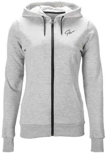 Gorilla Wear Pixley Zipped Hoodie - grau - leicht funktionell Oberteil Pullover mit Logo Reissverschluss zum Sport Alltag Freizeit Workout Training bequem atmungsaktiv aus Baumwolle Polyester, S Gorilla Wear Pixley Zipped Hoodie - grau - leicht funktionell Oberteil Pullover mit Logo Reissverschluss zum Sport Alltag Freizeit Workout Training bequem atmungsaktiv aus Baumwolle Polyester, S von Gorilla Wear