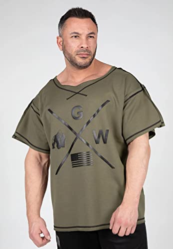 Gorilla Wear Sheldon Work Out Top - Bodybuilding und Fitness Bekleidung Herren, grün, S-M Gorilla Wear Sheldon Work Out Top - Bodybuilding und Fitness Bekleidung Herren, grün, S-M von Gorilla Wear