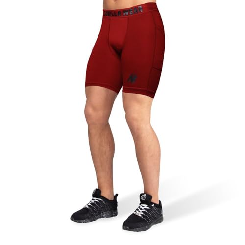 Gorilla Wear Smart Shorts, rot, XXL von Gorilla Wear
