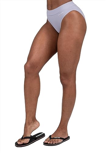 Gorilla Wear - Summerville Bikini Bottom - Lila - Bodybuilding Sport Alltag Freizeit mit Logo Aufdruck leicht und bequem für optimale Bewegung aus Nylon Elasthan, L von Gorilla Wear