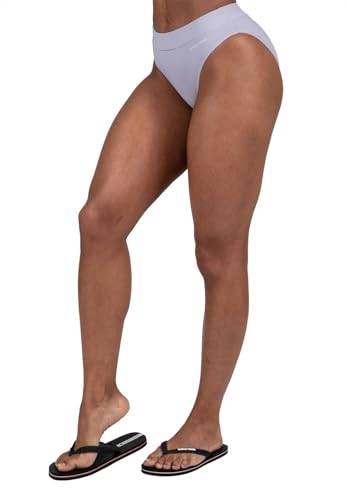 Gorilla Wear - Summerville Bikini Bottom - Lila - Bodybuilding Sport Alltag Freizeit mit Logo Aufdruck leicht und bequem für optimale Bewegung aus Nylon Elasthan, L von Gorilla Wear