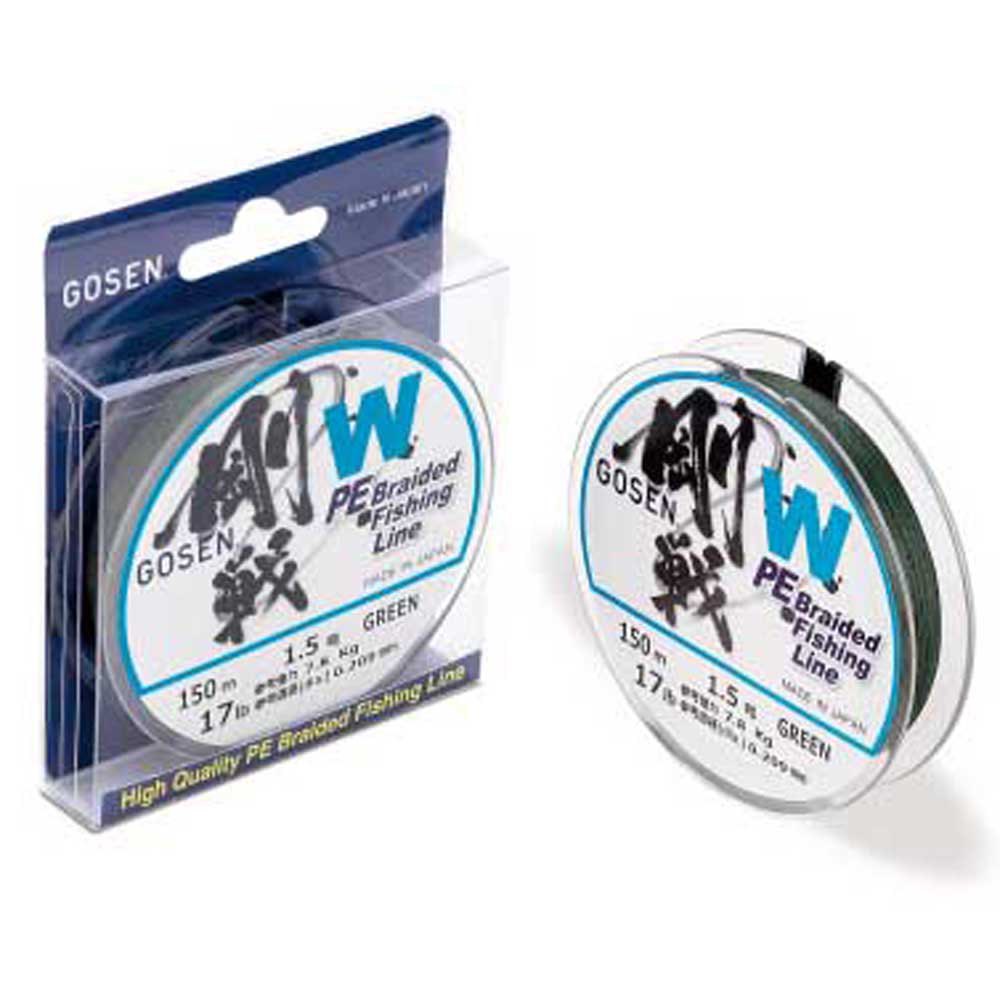 Gosen W Pe Braided Line 150 M Grün 0.296 mm Gosen W Pe Braided Line 150 M Grün 0.296 mm von Gosen