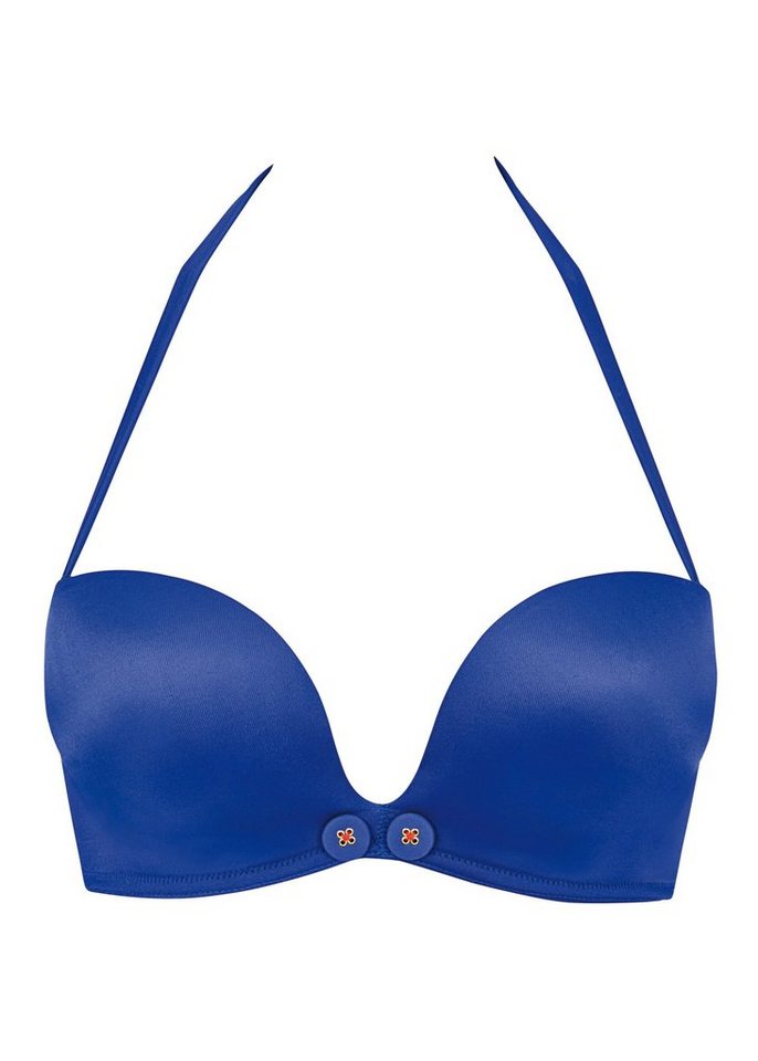 Gossard Push-Up-Bikini-Top Egoboost Push-Up BH Riveria Blue (Push-Up, 1-St., glatt) von Gossard