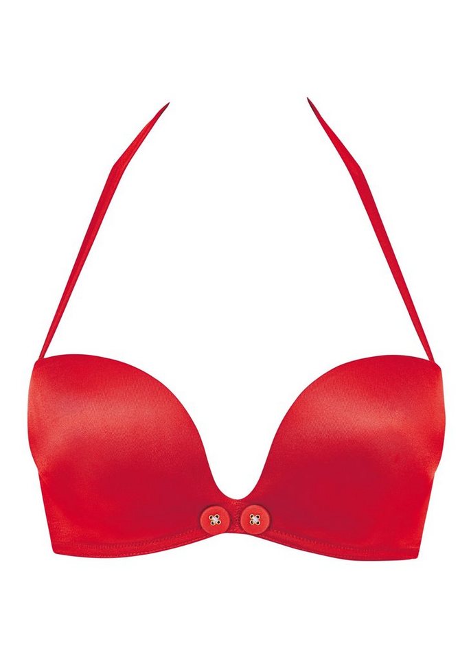 Gossard Push-Up-Bikini-Top Egoboost Push-Up BH Sunset Red 70 I (Push-Up, 1-St., glatt) von Gossard