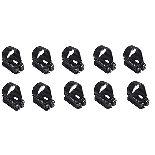 Gotoger 10 Stück Universal-Schnorchelhalter aus Kunststoff für Tauchen, Ersatz-Schnorchelausrüstung für Masken von Gotoger