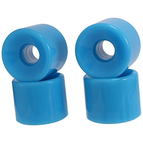 Gotoger 4 StüCk/Set 60 X 51 Mm Cruiser-Skateboard- PU- Langbrett-Cruiser-, Blau von Gotoger