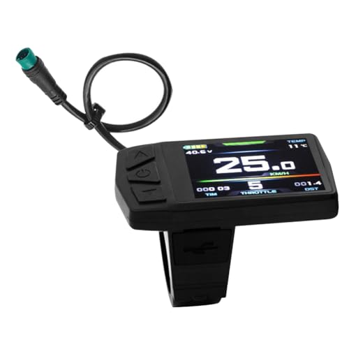 Gotoger Elektrofahrrad KT-TF01U LCD-Anzeige-Messgerät 24V 36V 48V Wasserdicht Anschlussstecker Ebike Intelligentes Display mit USB von Gotoger