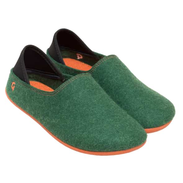 Gottstein Wool Slip-On (Grün 45 EU) Hüttenschuhe von Gottstein