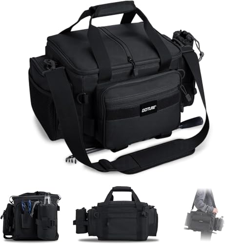 Goture Angeltasche, weiche Seite, wasserabweisend, Umhängetasche, Angelausrüstungstasche, Salzwasser, Süßwasser Goture Angeltasche, weiche Seite, wasserabweisend, Umhängetasche, Angelausrüstungstasche, Salzwasser, Süßwasser von Goture