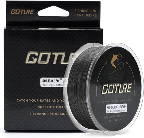 Goture Geflochtene Angelschnur 8fach, Geflochtene Angelschnur Ultradünne, Starke, Empfindliche, Glatte und Dehnungsfreie Angelschnur 8fach Geflochtene Angelschnur 300M Goture Geflochtene Angelschnur 8fach, Geflochtene Angelschnur Ultradünne, Starke, Empfindliche, Glatte und Dehnungsfreie Angelschnur 8fach Geflochtene Angelschnur 300M von Goture