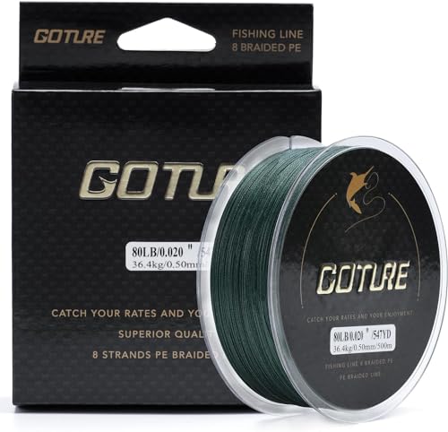 Goture Geflochtene Angelschnur 8fach, Geflochtene Angelschnur Ultradünne, Starke, Empfindliche, Glatte und Dehnungsfreie Angelschnur 8fach Geflochtene Angelschnur 300M Goture Geflochtene Angelschnur 8fach, Geflochtene Angelschnur Ultradünne, Starke, Empfindliche, Glatte und Dehnungsfreie Angelschnur 8fach Geflochtene Angelschnur 300M von Goture