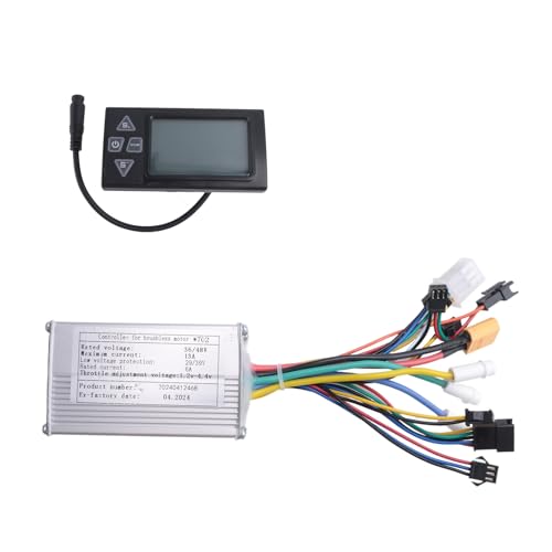 Goufride 24V/36V/48V S861 LCD-Ebike-Display-Armaturenbrett + 36V 350W Sinuswellen-Controller-Set für Elektrofahrrad-BLDC-Controller (6PIN) von Goufride