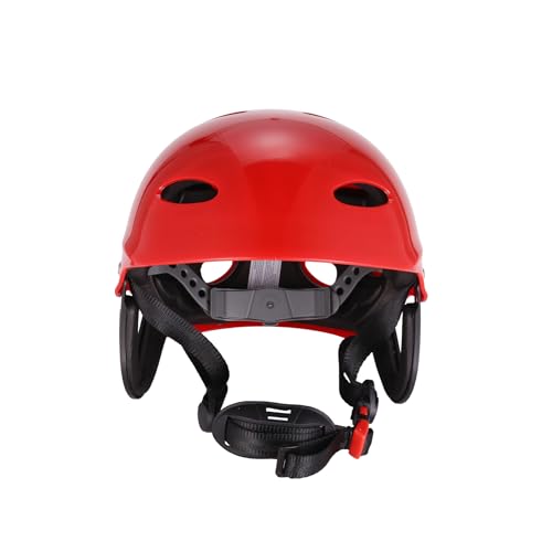 Goufride Sicherheits Schutz Helm 11 Atemlöcher Für Wassersport Kajak Paddel Boot - Rot Goufride Sicherheits Schutz Helm 11 Atemlöcher Für Wassersport Kajak Paddel Boot - Rot von Goufride