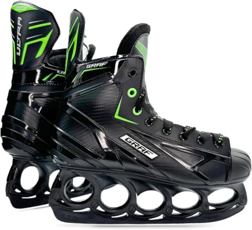 tblade Schlittschuhe Graf G875 Black Edition Freestyle Schlittschuh t-Blade (42) von Graf