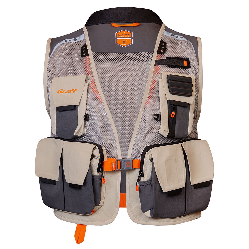 Graff Fishing 1 Vest Beige L Mann Graff Fishing 1 Vest Beige L Mann von Graff