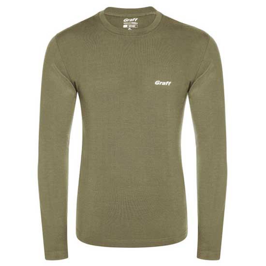 Graff Merino Light Long Sleeve T-shirt Grün 3XL Mann von Graff