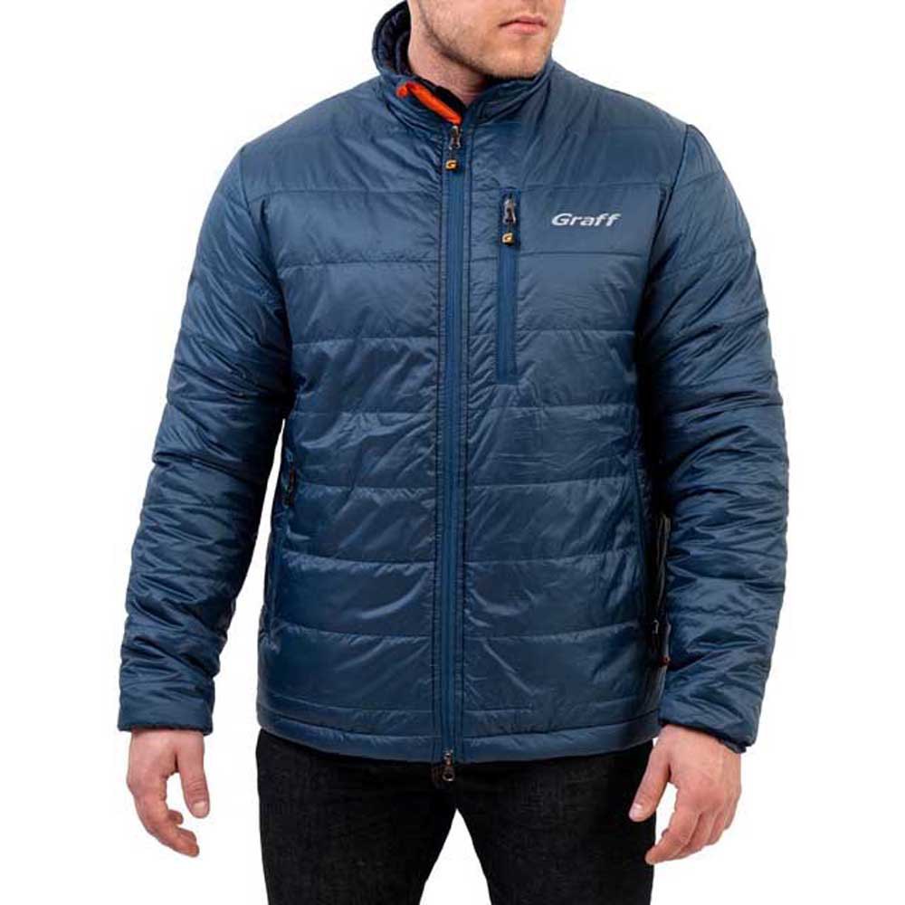 Graff Quilted Outdoor Jacket Blau M Mann Graff Quilted Outdoor Jacket Blau M Mann von Graff