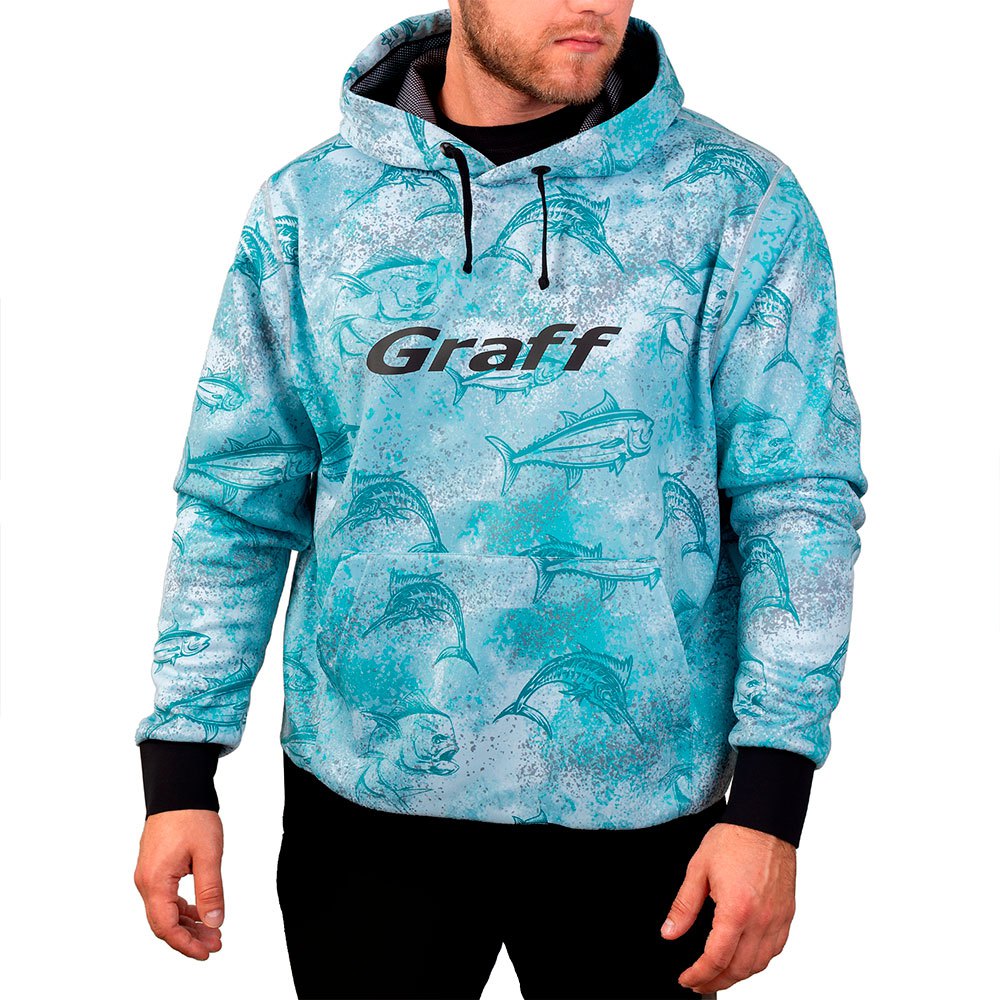 Graff Waterproof Hoodie Blau XL Mann von Graff