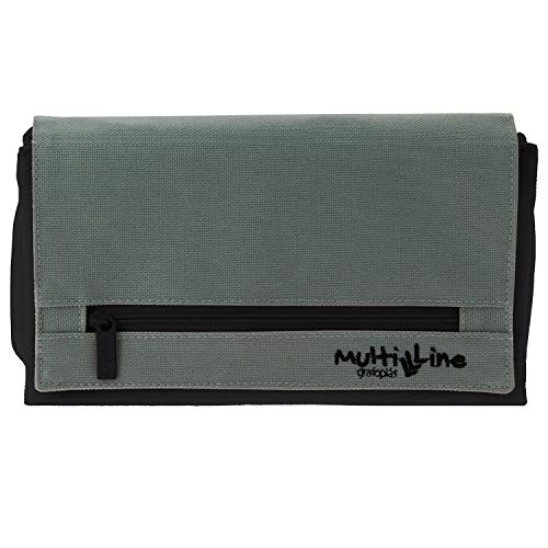 Grafoplás Kollektion Federmäppchen, Schwarz, 22 x 12 x 3 cm, Federmäppchen, Multiline Grafoplás Kollektion Federmäppchen, Schwarz, 22 x 12 x 3 cm, Federmäppchen, Multiline von Grafoplás