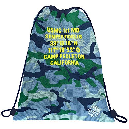 Grafoplás 37610524 M&C Collection Rucksack mit Kordeln und Außentasche, Blau, 36 x 47 cm Grafoplás 37610524 M&C Collection Rucksack mit Kordeln und Außentasche, Blau, 36 x 47 cm von Grafoplás