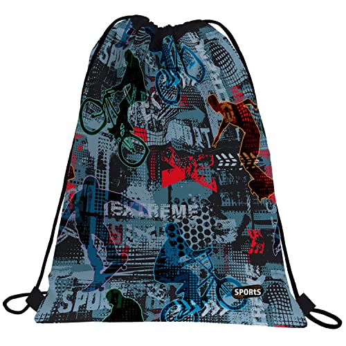 Grafoplás 37611101. Rucksack, flach, Außentasche, 36 x 47 cm, Kollektion Sports, Extreme, bunt, 36x47cm, Schule Grafoplás 37611101. Rucksack, flach, Außentasche, 36 x 47 cm, Kollektion Sports, Extreme, bunt, 36x47cm, Schule von Grafoplás