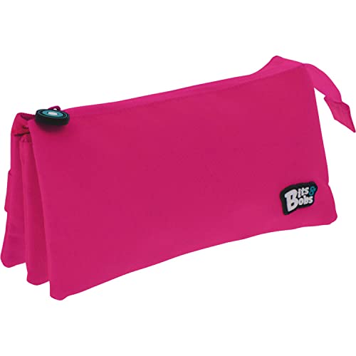 Grafoplás | Dreifach-Federmäppchen, Fuchsia, 23,5 x 12 x 14 cm, Bits&Bobs, lebendige Farben, Fuchsia, 23,5x12x14cm, Schule Grafoplás | Dreifach-Federmäppchen, Fuchsia, 23,5 x 12 x 14 cm, Bits&Bobs, lebendige Farben, Fuchsia, 23,5x12x14cm, Schule von Grafoplás