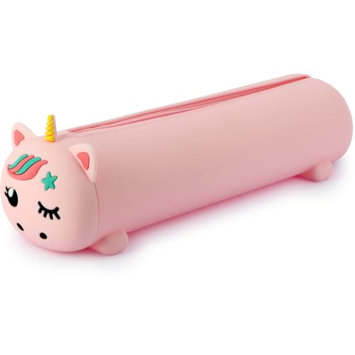 Grafoplás My Pets Bits&Bobs Silikon-Etui Einhorn | 1 Fach | 20 x 4,5 x 6,5 cm | weich | flexibel und formbar | Wasserdichtes Schulmaterial, Rosa, 21x4,5x6,5cm, Shiny Bits&Bobs Schüleretui aus Silikon Grafoplás My Pets Bits&Bobs Silikon-Etui Einhorn | 1 Fach | 20 x 4,5 x 6,5 cm | weich | flexibel und formbar | Wasserdichtes Schulmaterial, Rosa, 21x4,5x6,5cm, Shiny Bits&Bobs Schüleretui aus Silikon von Grafoplás