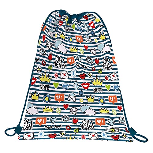 Tasche, 36 x 47 cm, Crown Stickers Tasche, 36 x 47 cm, Crown Stickers von Grafoplás