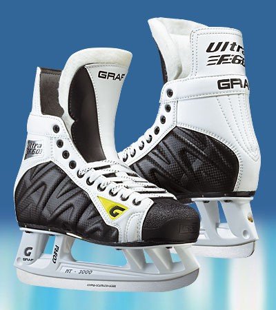 GRAF Ultra F60 Schlittschuhe schwarz/weiß Senior, Weite :D, Größe:7 = 40 2/3 von Grafskates