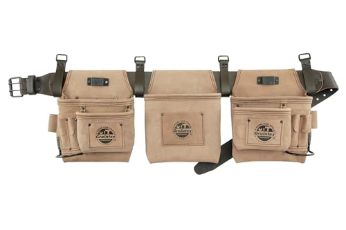 Graintex DT2545 Werkzeuggürtel für Bauer, Elektriker, Klempner, Heimwerker, Beige Graintex DT2545 Werkzeuggürtel für Bauer, Elektriker, Klempner, Heimwerker, Beige von Graintex