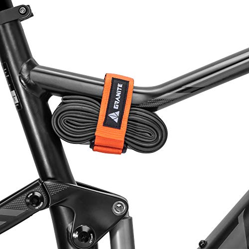 Granite Rockband MTB Rahmen Trägergurt für Schläuche und Fahrradwerkzeug-Set, Fahrrad-Aufbewahrungslösung zum Anbringen von zusätzlicher Ausrüstung an Ihrem Mountainbike und BMX-Bike (Orange) Granite Rockband MTB Rahmen Trägergurt für Schläuche und Fahrradwerkzeug-Set, Fahrrad-Aufbewahrungslösung zum Anbringen von zusätzlicher Ausrüstung an Ihrem Mountainbike und BMX-Bike (Orange) von Granite