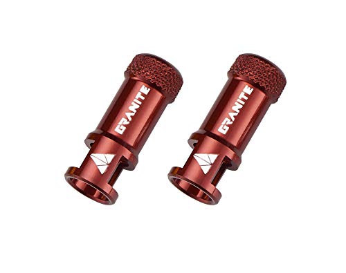 Granite Juicy Nipple Ventilkappen mit Ventilkernentfernungsfunktion, Einfach zu verwendende Fahrradreifen-Schutzhüllen (Rot). Granite Juicy Nipple Ventilkappen mit Ventilkernentfernungsfunktion, Einfach zu verwendende Fahrradreifen-Schutzhüllen (Rot). von Granite