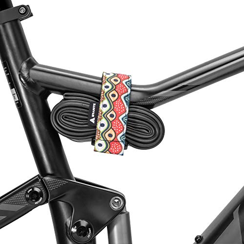 Granite Rockband+ MTB Rahmen Trägergurt für Schläuche und Fahrradwerkzeug-Set, Fahrrad-Aufbewahrungslösung zum Anbringen von zusätzlicher Ausrüstung an Ihrem Mountainbike und BMX-Bike (Welle) von Granite