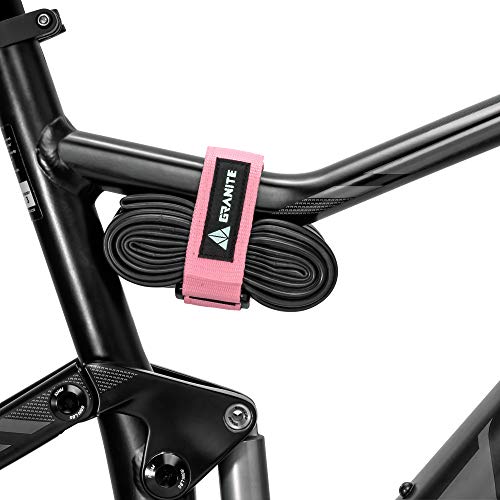 Granite Rockband MTB Rahmen Trägergurt für Schläuche und Fahrradwerkzeug-Set, Fahrrad-Aufbewahrungslösung zum Anbringen von zusätzlicher Ausrüstung an Ihrem Mountainbike und BMX-Bike (Rosa) Granite Rockband MTB Rahmen Trägergurt für Schläuche und Fahrradwerkzeug-Set, Fahrrad-Aufbewahrungslösung zum Anbringen von zusätzlicher Ausrüstung an Ihrem Mountainbike und BMX-Bike (Rosa) von Granite
