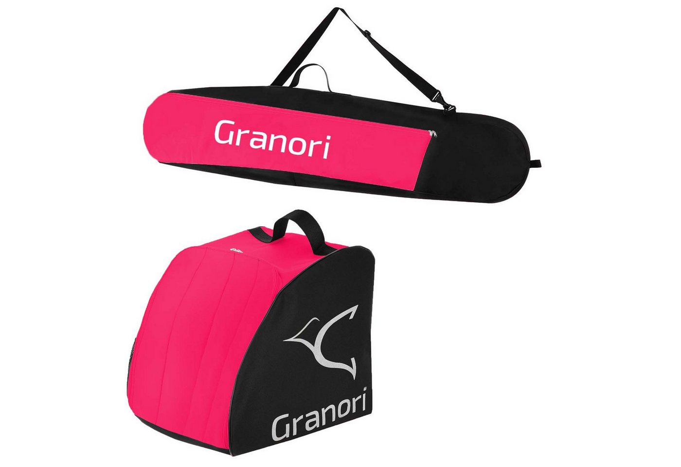 Granori Skitasche Set aus Snowboardtasche + Skischuhtasche für Skischuhe & Snowboard von Granori