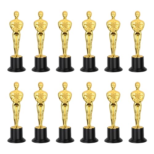 Granvoo 12 Pokal Kinder Set, 15,2 cm/13 cm Mini Goldene Trophäen aus Kunststoff, Kleine Siegertrophäe für Schulauszeichnungen, Partys, Feiern und Sport (15.2cm) Granvoo 12 Pokal Kinder Set, 15,2 cm/13 cm Mini Goldene Trophäen aus Kunststoff, Kleine Siegertrophäe für Schulauszeichnungen, Partys, Feiern und Sport (15.2cm) von Granvoo