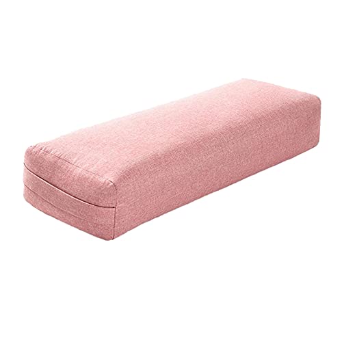 Graootoly Yoga-Kissen, weiches, waschbares Polyester, rechteckig, tragbar, Yoga-Nackenrolle, Schlafkissen, Rosa Graootoly Yoga-Kissen, weiches, waschbares Polyester, rechteckig, tragbar, Yoga-Nackenrolle, Schlafkissen, Rosa von Graootoly