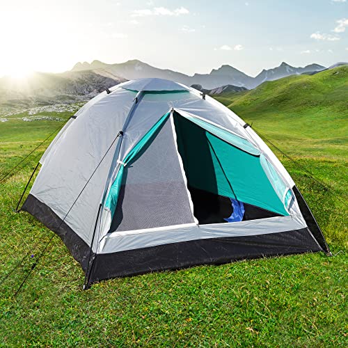 Gravidus Iglu-Zelt für 2 Personen, Camping Kuppelzelt mit Moskitonetz, inkl. Tragetasche und Bodennägel, robuste Konstruktion Gravidus Iglu-Zelt für 2 Personen, Camping Kuppelzelt mit Moskitonetz, inkl. Tragetasche und Bodennägel, robuste Konstruktion von Gravidus
