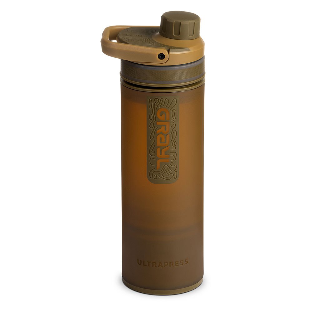 Grayl Ultrapress 500ml Water Filter Bottle Braun von Grayl