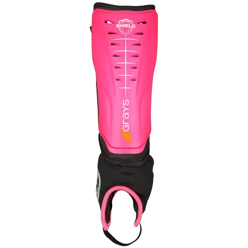 GRAYS Shield Shinguard Shield Schienbeinschutz, Fluo Pink/Schwarz, XS von GRAYS