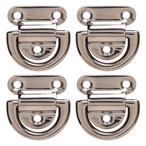 Grcfumo 4 Sets Klapppolster-Ösen-D-Ringe, Marine-Hardware-Zubehör, Edelstahl-D-Ring-Zurranker für Marine-Yacht Grcfumo 4 Sets Klapppolster-Ösen-D-Ringe, Marine-Hardware-Zubehör, Edelstahl-D-Ring-Zurranker für Marine-Yacht von Grcfumo