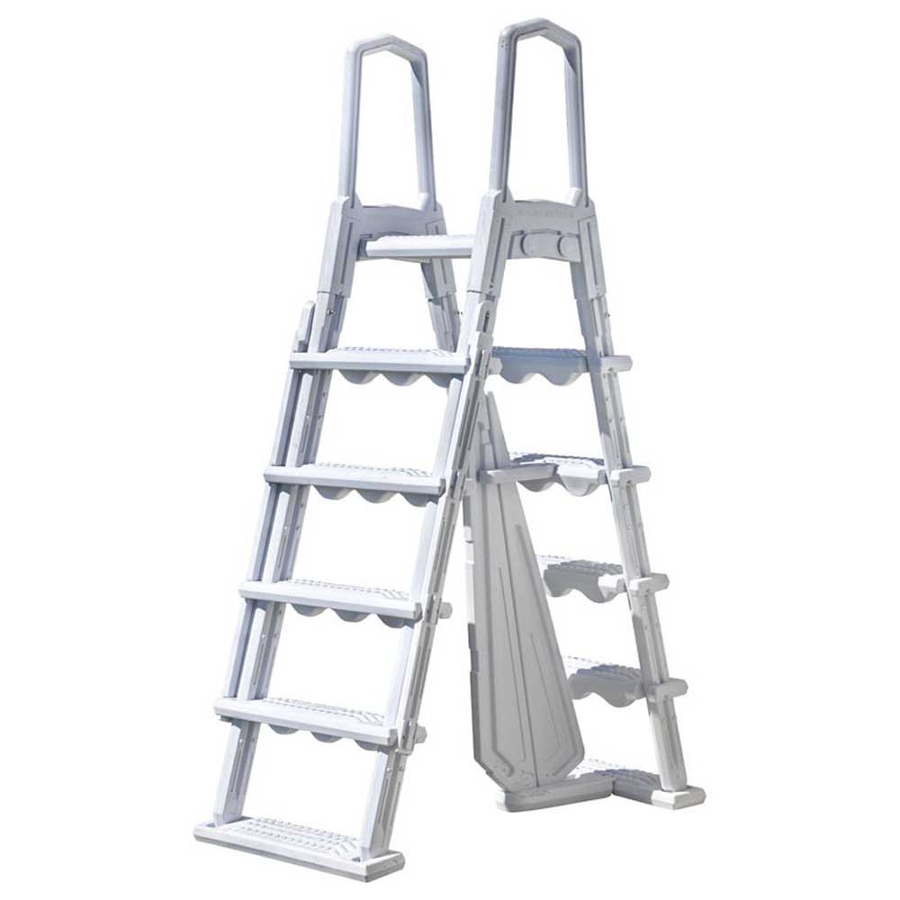 Gre Accessories Above-ground Pool Ladder Refurbished Silber 122-132 cm von Gre Accessories